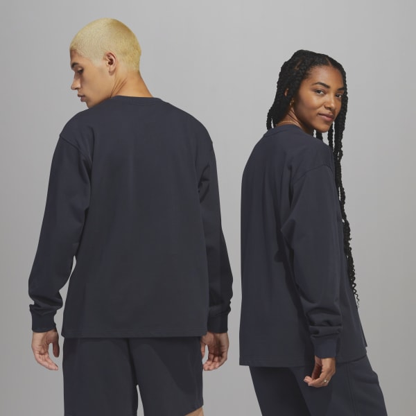 Grey Pharrell Williams Basics Long Sleeve Long-sleeve Top (Gender Neutral) C4974