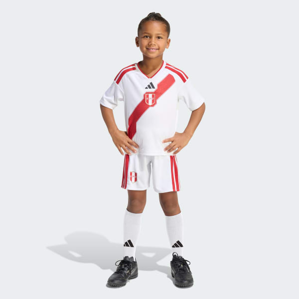 Blanco Conjunto de Selección Peruana 26 de local para Niños