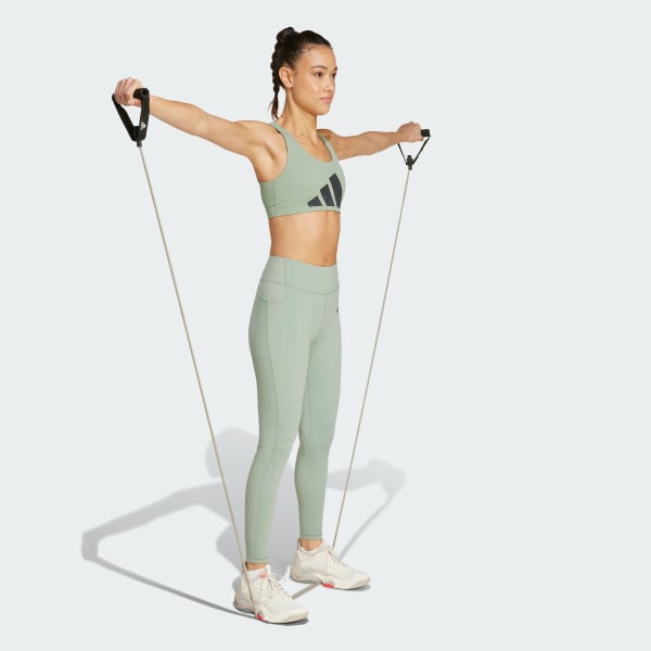 สีเขียว บรา Powerimpact HIIT Medium-Support Training