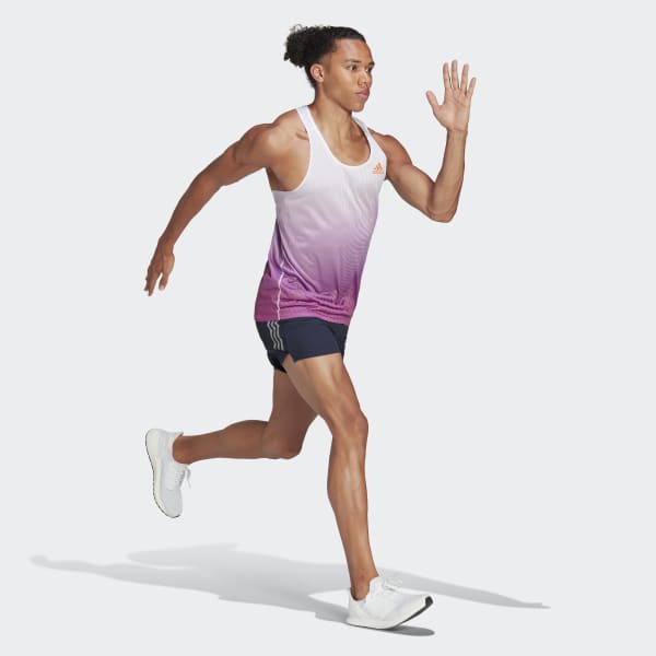 Μωβ Adizero Engineered Singlet DO844