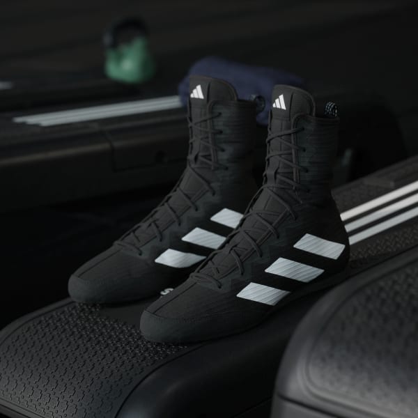 adidas Box Hog 4 Shoes - Black | Free Shipping with adiClub