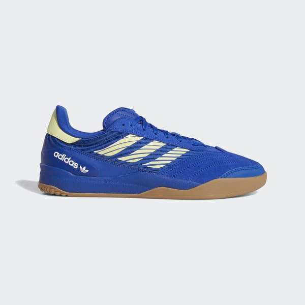 adidas shoes blue and yellow