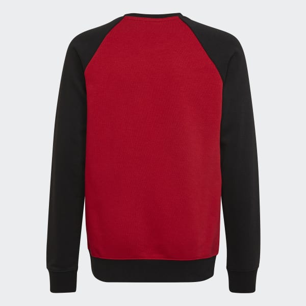Czerwony Manchester United Crew Sweatshirt