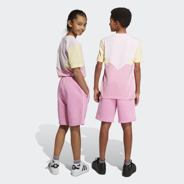 🩳 adidas | Shorts adidas Pink Lifestyle | US 🩳 Kids\' Adicolor 