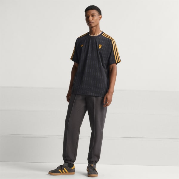 Schwarz Manchester United Terrace Icons Trikot