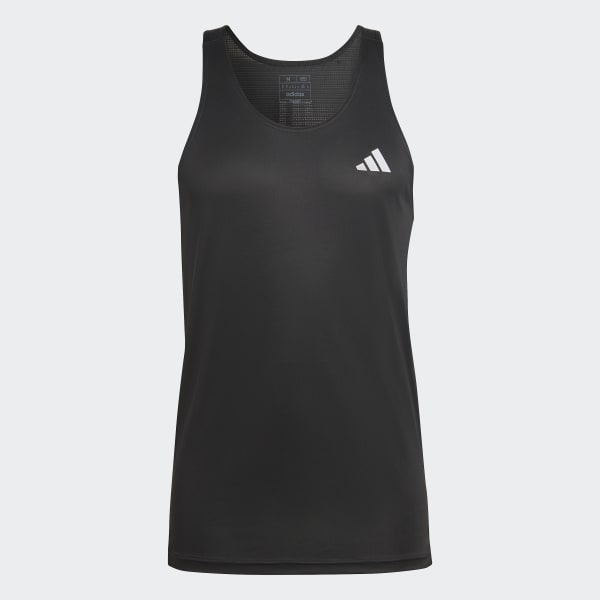adidas Own the Run Singlet - Black | Men's Running | adidas US