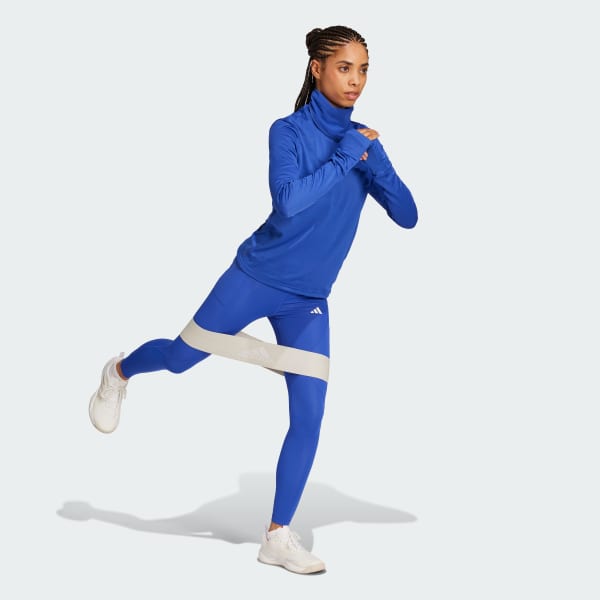 Azul Mallas largas Techfit COLD.RDY