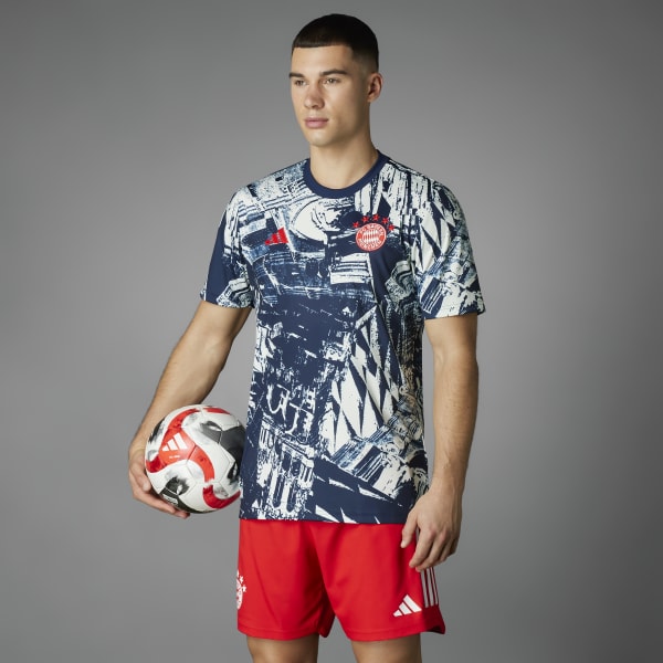 adidas FC Bayern Pre-Match Jersey - White | Free Shipping with