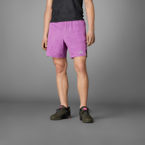 Μωβ Designed for Training HEAT.RDY HIIT Training Shorts