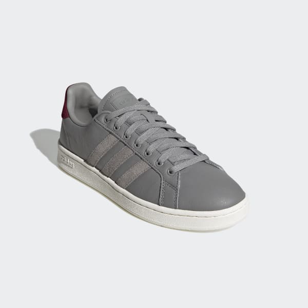 adidas grey court shoes