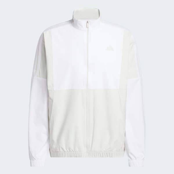 Grey BEYOND TWISTWEAVE FULL-ZIP WINDBREAKER