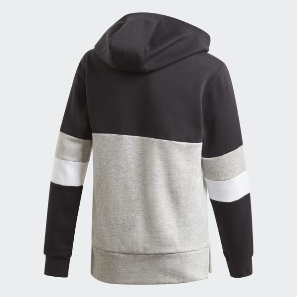 cerná Mikina Linear Colorblock Hooded Fleece