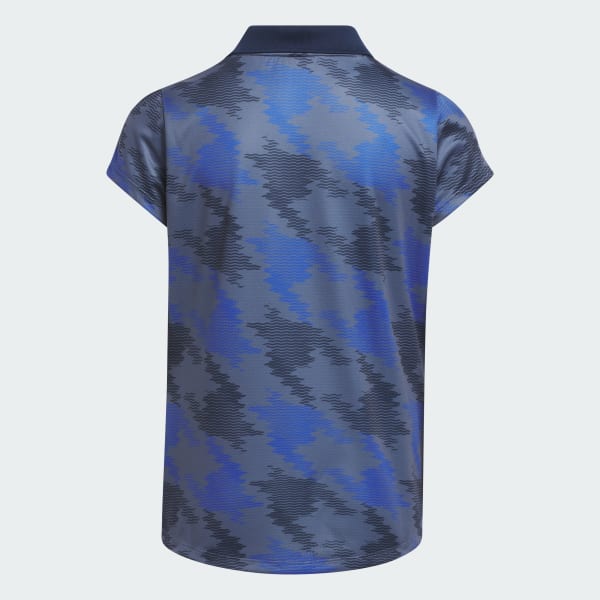 Blue HEAT.RDY Printed Polo Shirt