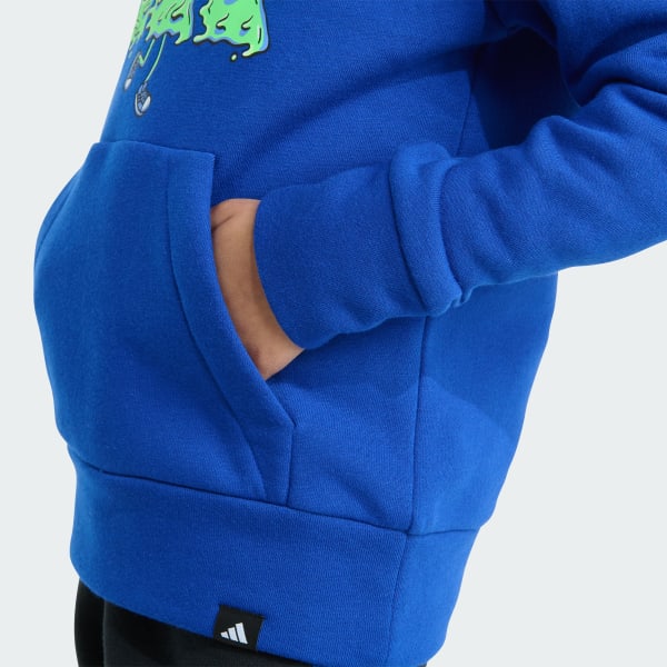 Blue 2-Piece Long Sleeve Graphic Fleece Pullover & Jogger Set

