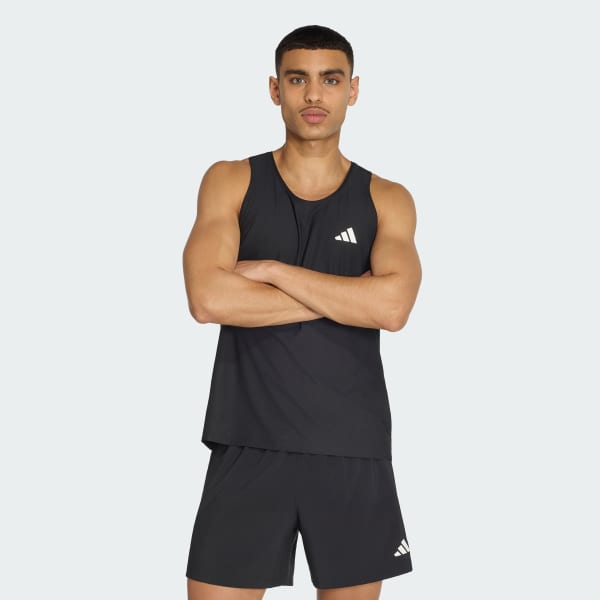 Svart Own The Run Tanktopp