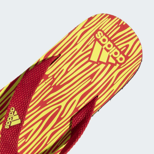 adidas ARIL ATTACK 1.0 SLIPPERS Red adidas India