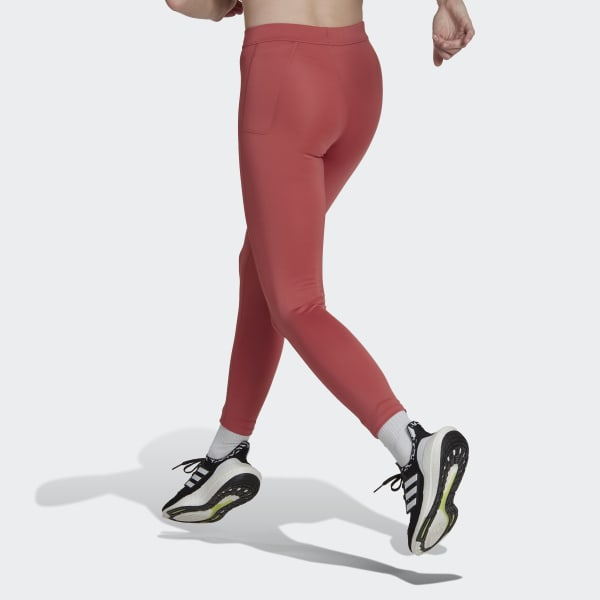 Rojo Licras de Running Run Icons 7/8 Pretina Alta