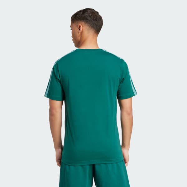 Verde polo graphic con Letras Universitarias