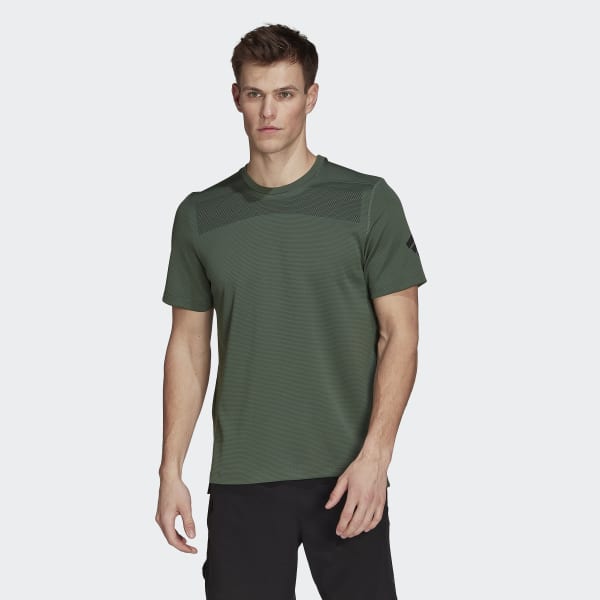 Green Workout Front Rack Impact Print T-Shirt ZR903