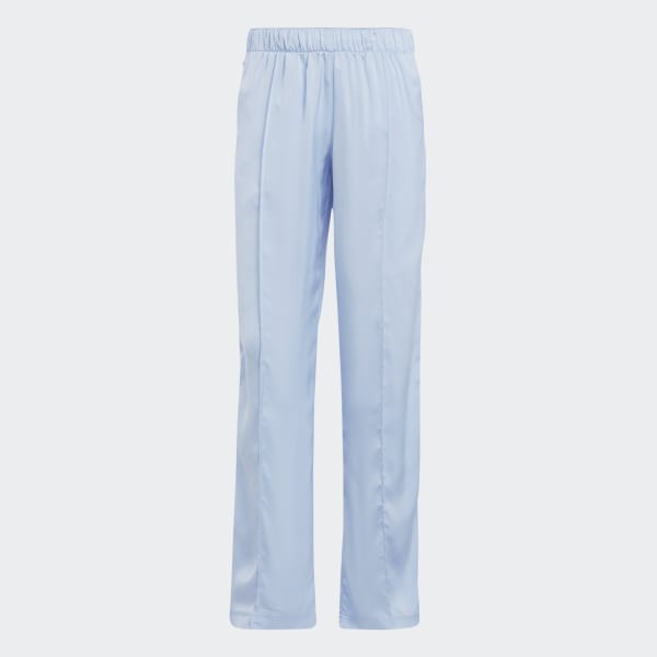 Blue Premium Essentials Satin Trousers