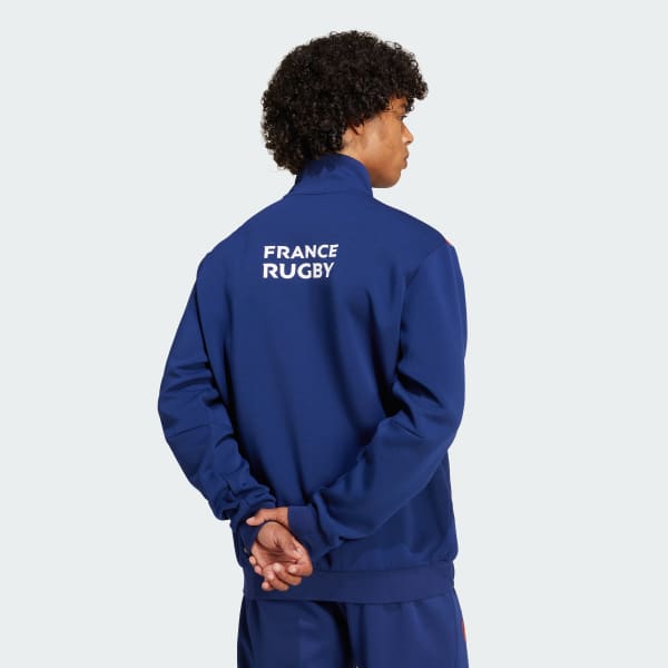 Blue France Rugby Anthem Jacket
