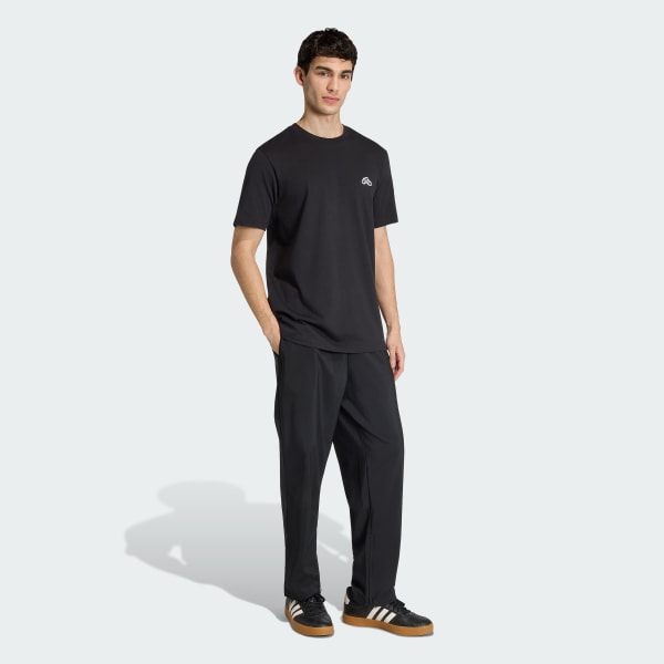 Black SUMMER SLIDES SPORT GRAPHIC T-SHIRT