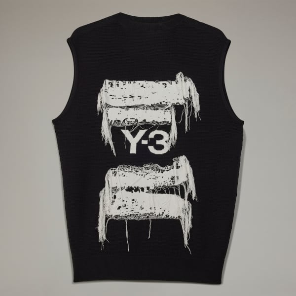 アディダス Y-3 GRAPHIC KNIT VEST - ブラック | アディダス