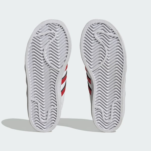 White Superstar Shoes Kids