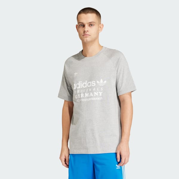 Grey Retro Graphic Tee