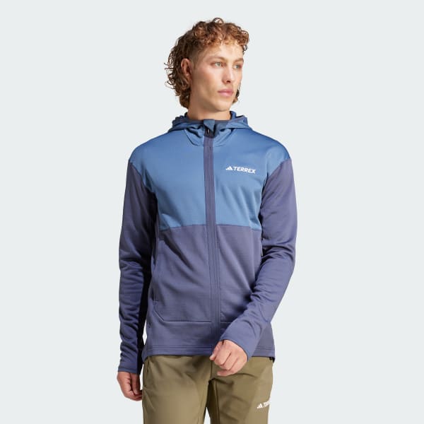 Bla TERREX XPERIOR LIGHT FLEECE HOODED JACKA