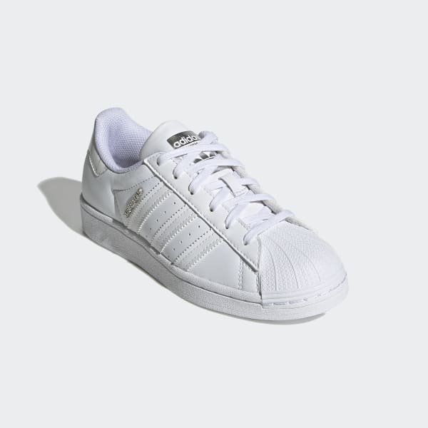 adidas originals superstar - sneakers - white/silver