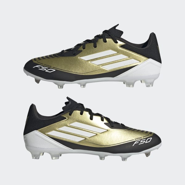 Messi F50 Elite FG Gold Metallic 27 adidas Messi F50 League Firm