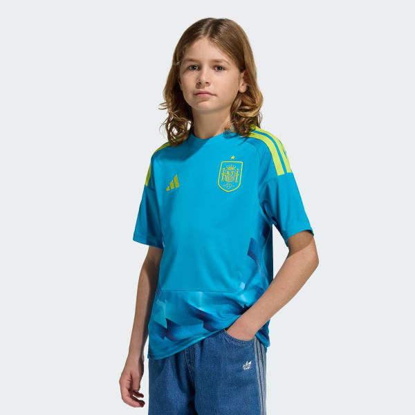 Blue Spain 26 Home Kids Goalkeeper Jersey

