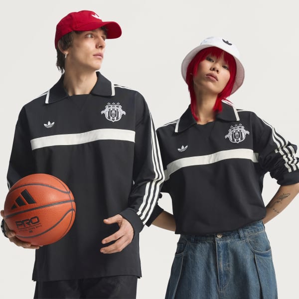 Black Originals Rugby Polo Shirt