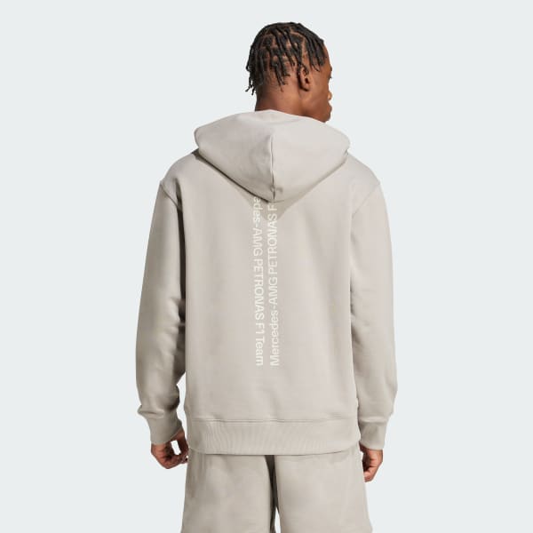 Beige MERCEDES - AMG PETRONAS FORMULA ONE TEAM PREMIUM SWEAT HOODIE