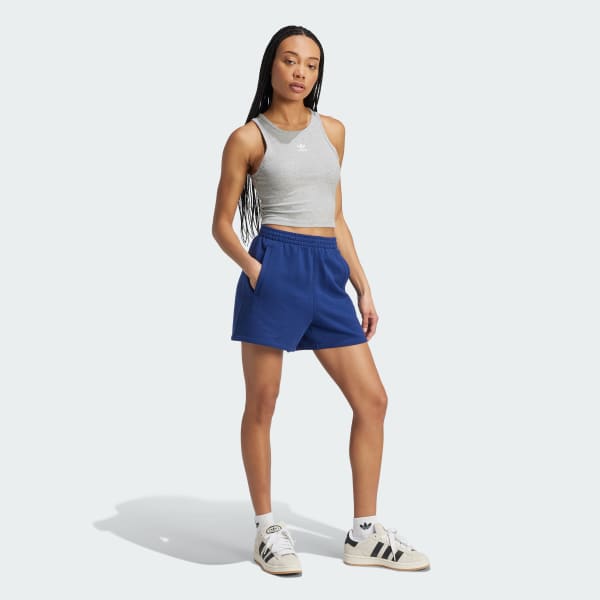 Blue Essentials French Terry Shorts