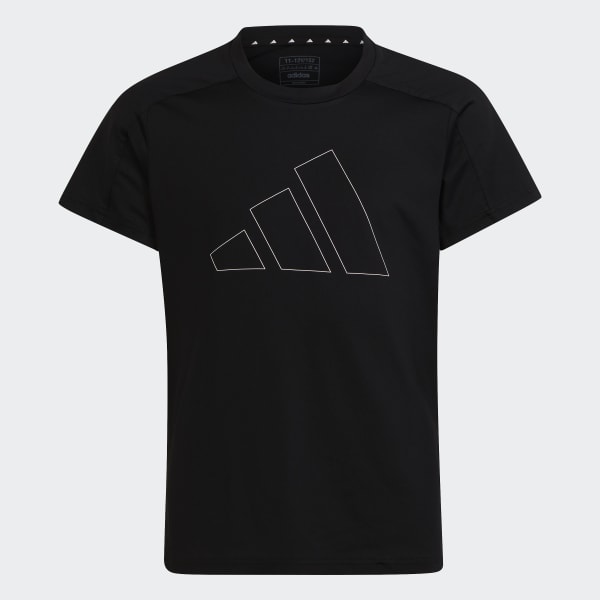 Nero T-shirt da allenamento Train Essentials AEROREADY Regular-Fit Logo
