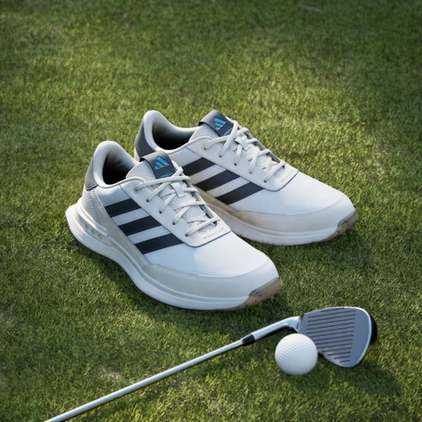 adidas S2G 24 Leather Spikeless Golf Shoes - White | Free