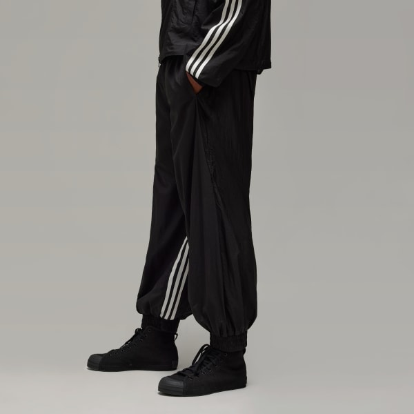 Sort Y-3 3-Stripes Nylon Shell bukser