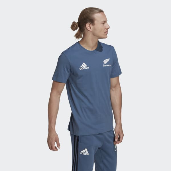 modrá Tričko All Blacks Rugby Cotton IYP56