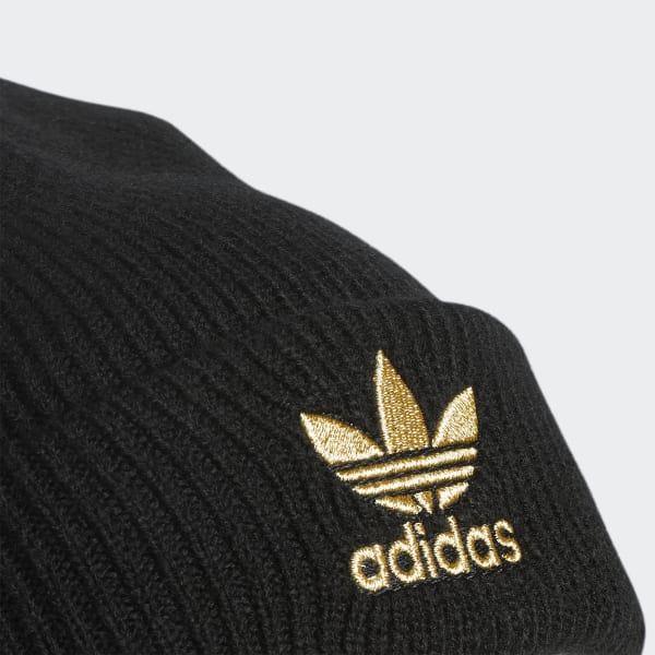 adidas beanie gold