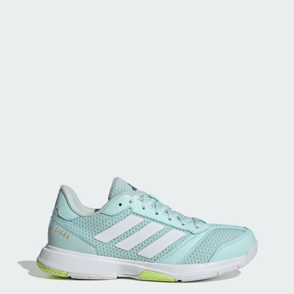 しらたま adidas Ligra 8 Indoor Shoes - Turquoise | Free Shipping with