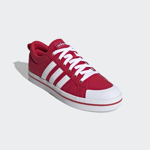 adidas red canvas shoes