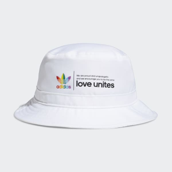 adidas Pride 2 Bucket Hat - White 