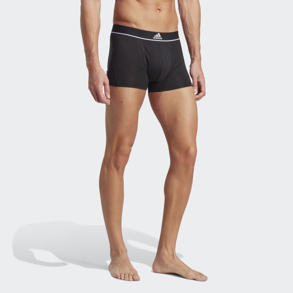 cerná Boxerky Active Micro Flex Eco Trunk Underwear –⁠ 3 kusy