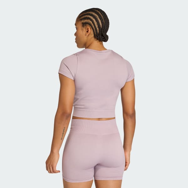 Violet T-shirt baby maille Workout Essentials