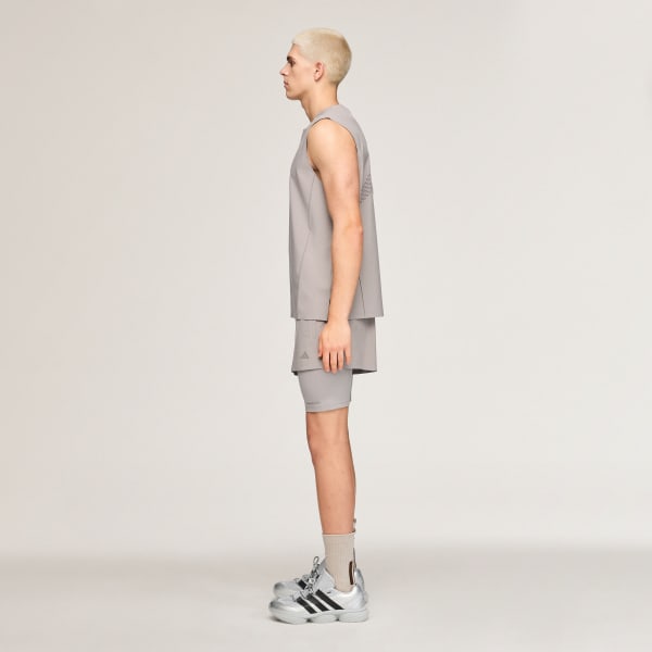 สีเทา เสื้อกล้ามเทรนนิง D4T adidas x entire studios