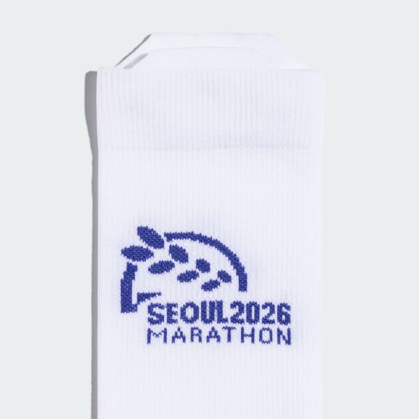 White 서울마라톤 러닝 양말