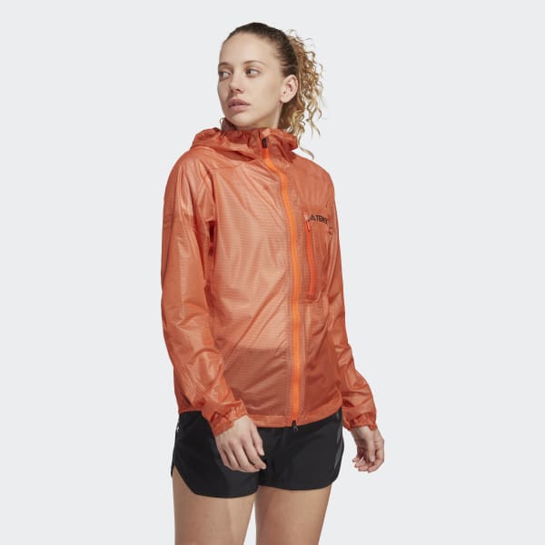 Orange Terrex Agravic 2.5-Layer regnjakke