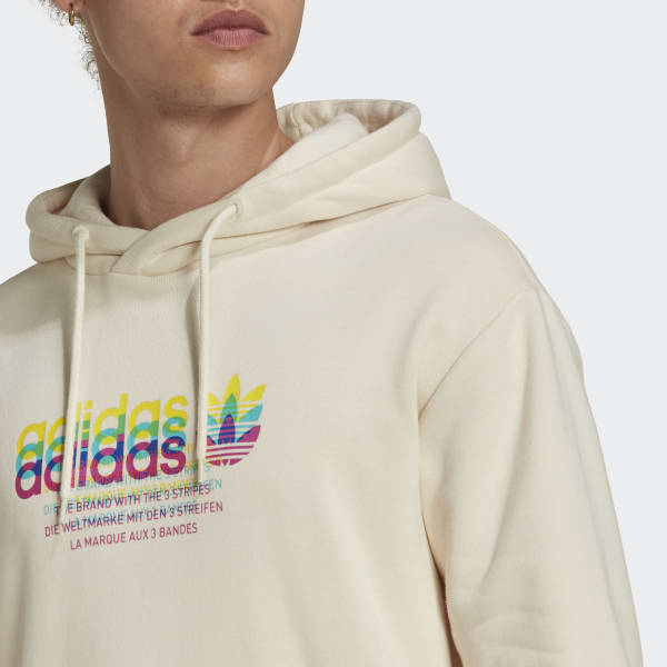 Bezowy Hyperreal Hoodie VA056